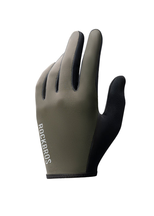 ROCKBROS Microfiber Full Finger Gloves-road to sky